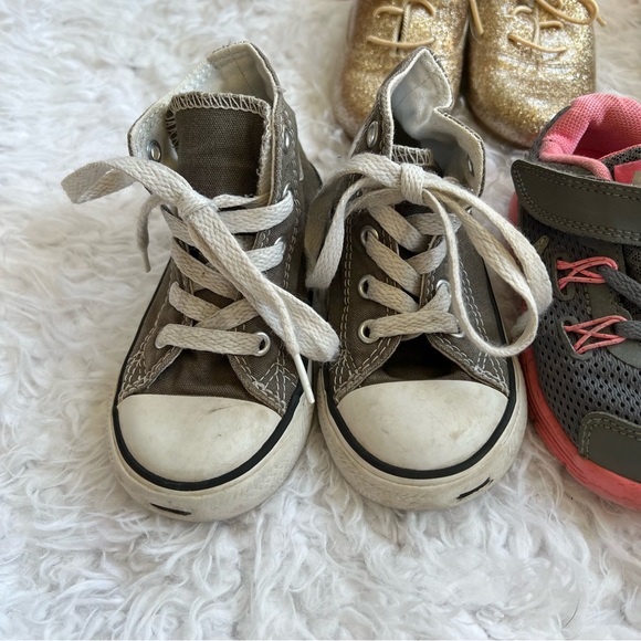 7 Baby Toddler Shoes Hunter Nike Toms Children's Place Crazy 8 Converse Sz 7 - Picture 2 of 16